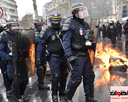 إنزال ضخم لقوات الشرطة والدرك يواكب احتفالات فرنسا التي تمر في أجواء مشحونة هاته السنة