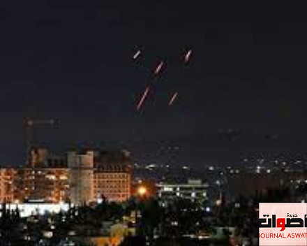 سوريا تتصدى لضربة صهيونية وسقوط صاروخ في النقب