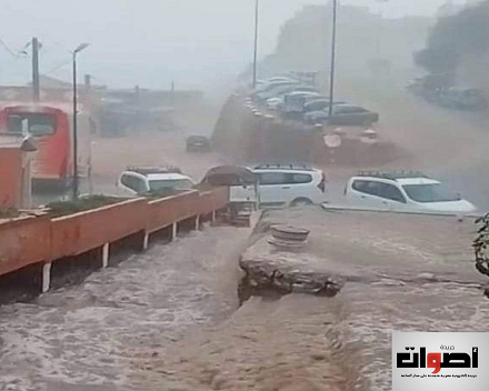 إقليم الحوز: الفيضانات تضرب مركز مولاي ابراهيم