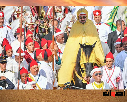 أمير المؤمنين الملك محمد السادس يترأس حفل الولاء بالقصر الملكي بتطوان