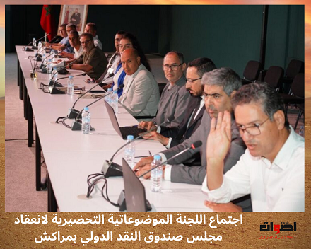 اجتماع اللجنة الموضوعاتية التحضيرية لانعقاد مجلس صندوق النقد الدولي بمراكش (3)