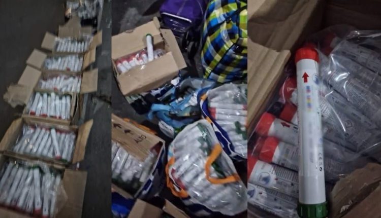 ميناء طنجة: افشال محاولة تهريب شحنة المفرقعات والشهب النارية إلى المغرب