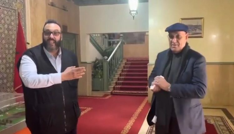لقاء‏ رئيس جماعة العيون بالاعلامي السياسي الجزائري وليد كبير
