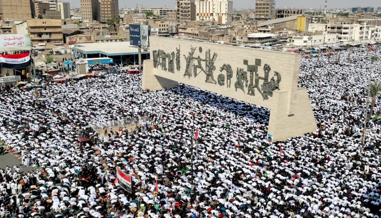 الشرق الأوسط ...دعما للفلسطينيين في تظاهرات رفضا للغارات الجوية الإسرائيلية على غزة