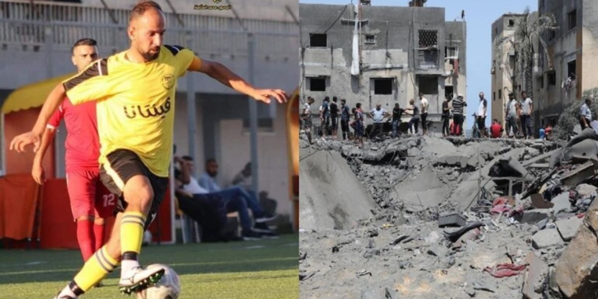 استشهاد لاعب كرة القدم الفلسطيني بقصف استهدف منزله في غزة