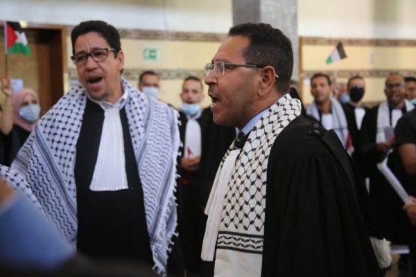 محامو المغرب... يتوقفون عن العمل تضامنا مع فلسطين