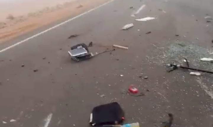حادث سير مأساوي بين العيون وبوجدور و السبب سوء الأحوال الجوية
