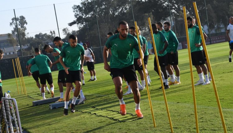 الحصة التدريبية الاخيرة للمنتخب المغربي قبل مواجهة الكونغو