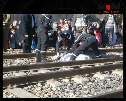 مراكش قطار يدهس شخصا ويحوله إلى أشلاء بالحي العسكري