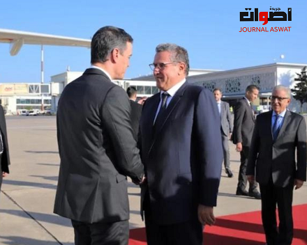 استقبال جلالة الملك محمد السادس لرئيس الحكومة الإسبانية بيدرو سانشيز