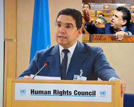 غضب "وهبي" بعد تلاوة "بوريطة" كلمة المغرب بمجلس حقوق الإنسان بدلا منه