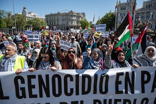 تنظيم أزيد من100 مظاهرة داعمة لفلسطين في إسبانيا