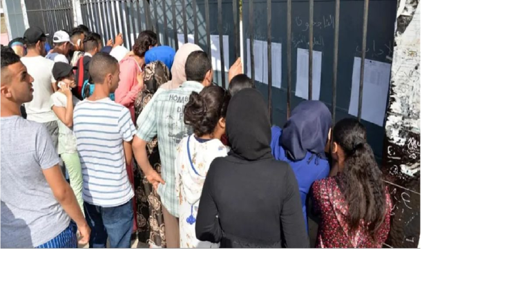 نسبة النجاح في الدورة العادية لإمتحانات البكالوريا