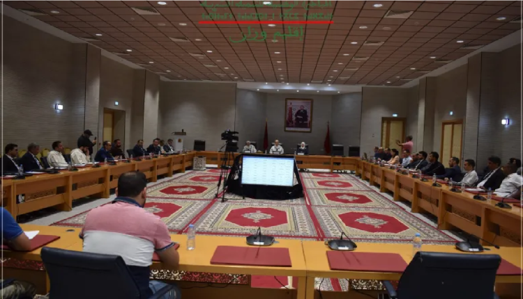اجتماع اللجنة الإقليمية للتنمية البشرية بوزان لتقييم حصيلة مشاريع المبادرة