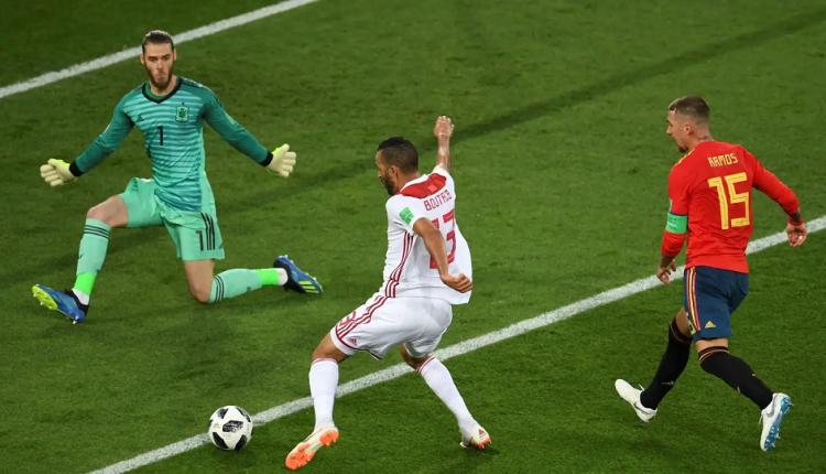 المنتخب المغربي ضد المنتخب الاسباني