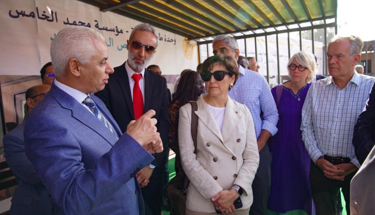 خالد آيت الطالب" رفقة أعضاء اللجنة العليا للروابط الاجتماعية
