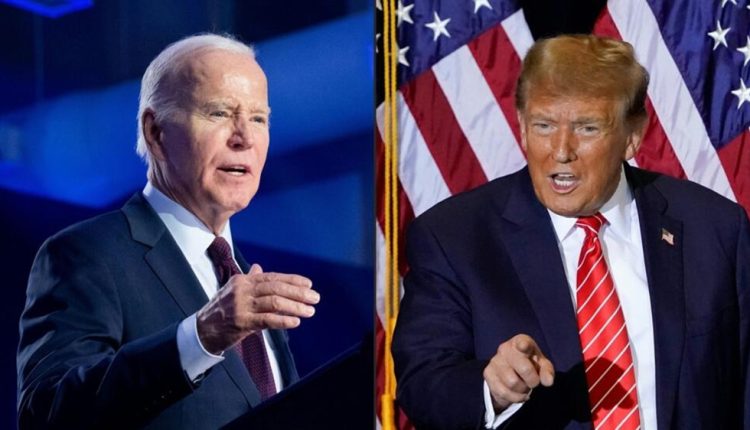 JOE BIDEN AND DONALD TRUMP