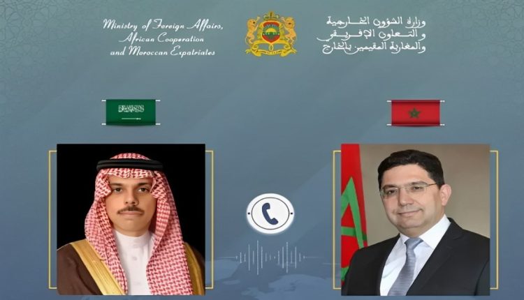 السيد ناصر بوريطة ووزير الخارجية السعودي