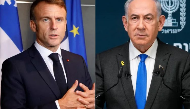 macron and netanyahu