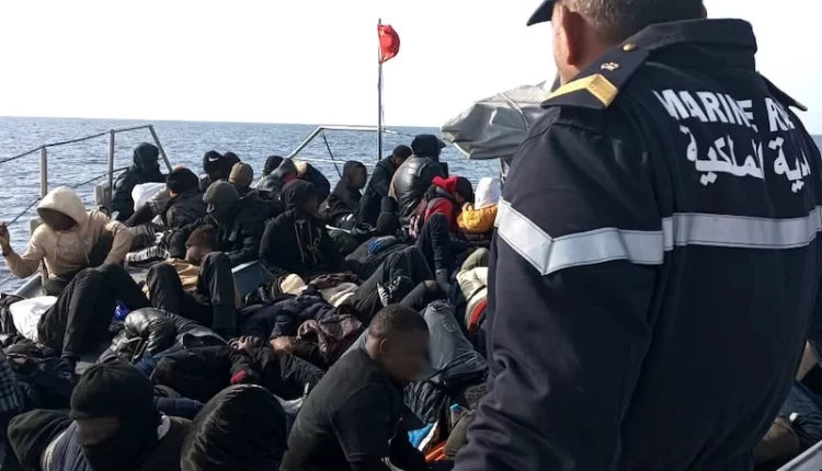 البحرية الملكية تساعد 38 مرشحا للهجرة