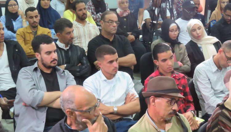 جانب من حضور "الدرس الافتتاحي" لدار الشعر بمراكش