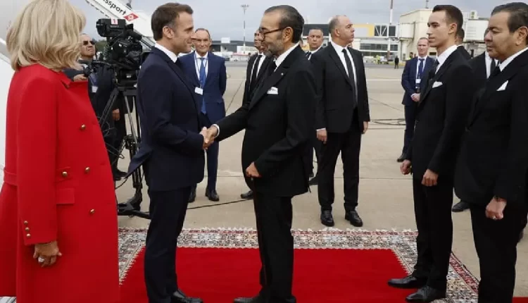 مغادرة الرئيس ماكرون للمغرب بعد زيارة رسمية
