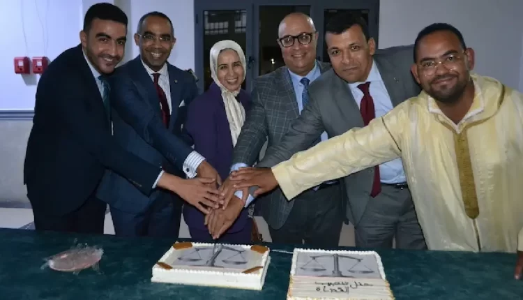 تكريم القضاة والموظفين في المحكمة الابتدائية بتنغير