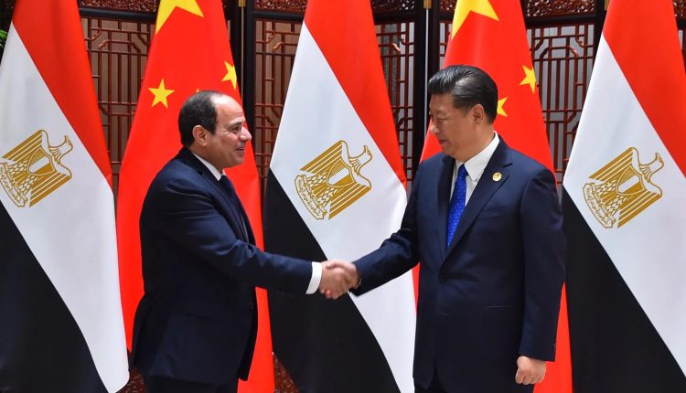 الرئيس الصيني والمصري