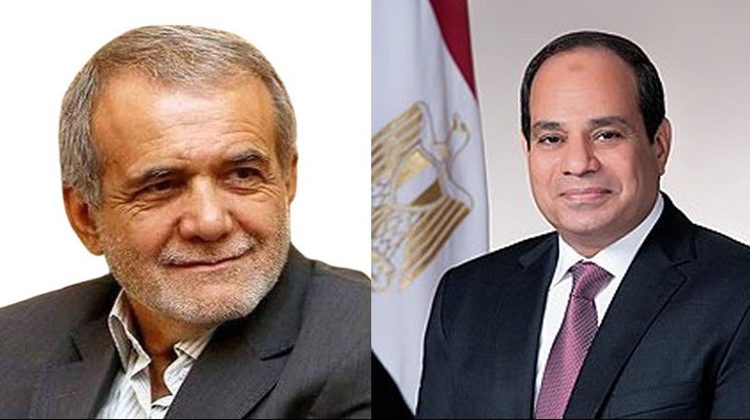 الرئيس المصري والإيراني