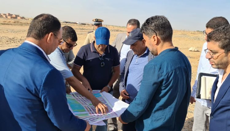 الحتاش عامل إقليم جرسيف يتفقد مشروع اعادة إيواء ساكنة حمرية .
