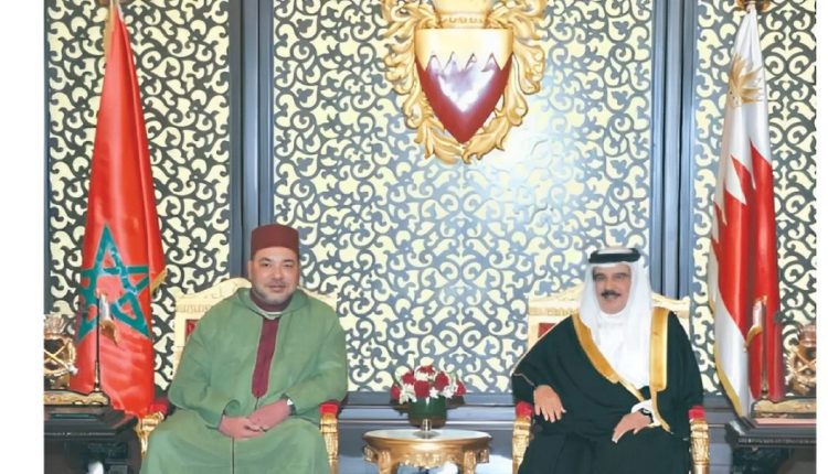 برقية تهنئة إلى جلالة الملك من عاهل مملكة البحرين بمناسبة عيد الاستقلال