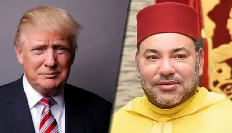 محمد السادس والرئيس ترامب