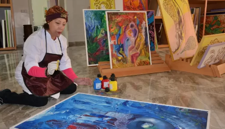 الرباط: افتتاح معرض الشعر والتشكيل للفنانة لبابة لعلج