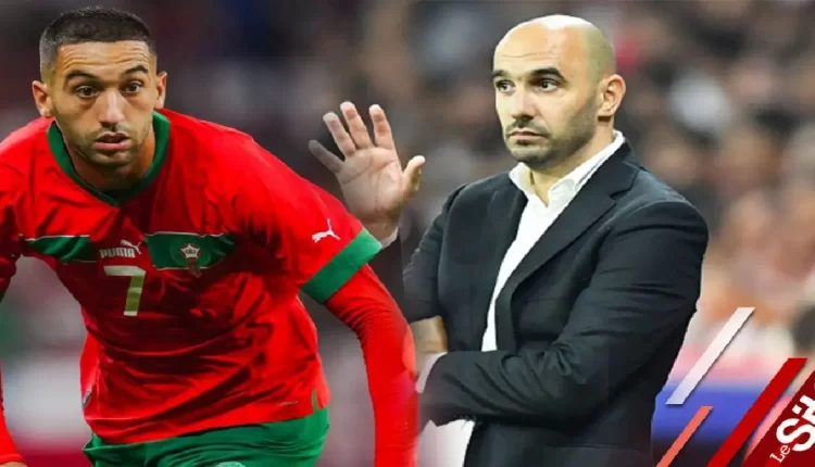 زياش يثير الجدل بإلغاء متابعته لمدرب المنتخب الركراكي: خلافات تؤج المشهد