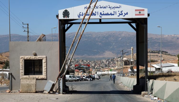 الحدود السورية اللبنانية