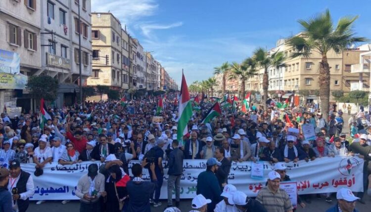 الجبهة المغربية لدعم فلسطين تنظم وقفة احتجاجية اليوم الثلاثاء بتمارة
