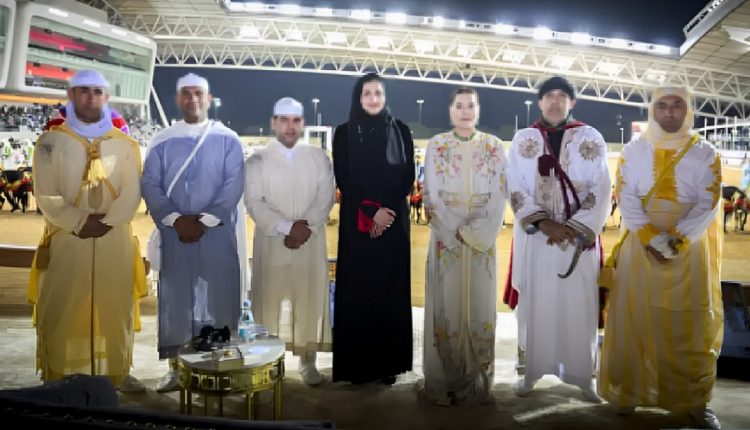 العام الثقافي (قطر المغرب 2024) صاحبة السمو الملكي الأميرة للا حسناء وسعادة الشيخة سارة بنت حمد آل ثاني تترأسان بالدوحة عرضا لفن التبوريدة