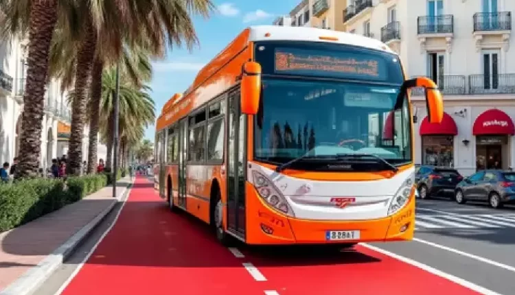 مشروع الحافلات السريعة للنقل الحضري في طنجة