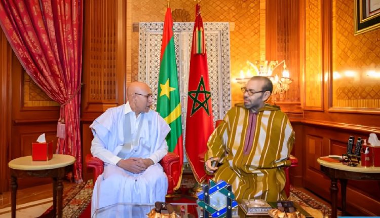 صاحب الجلالة يستقبل الرئيس الموريتاني