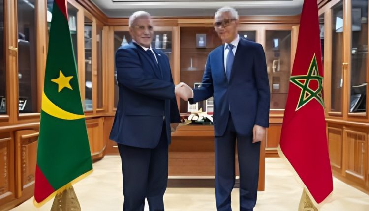 الطالبي العلمي يتباحث مع رئيس الجمعية الوطنية بالجمهورية الإسلامية الموريتانية