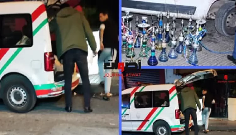 داهم العميد رئيس الدائرة الأمنية بنجدية السيد " مفيد " حملات أمنية بنفوذ تراب دائرته .