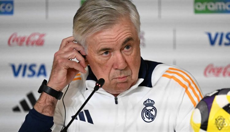 مدرب ريال مدريد أنشيلوتي