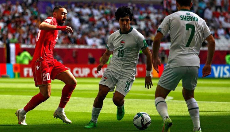 منتخب العراق والبحرين