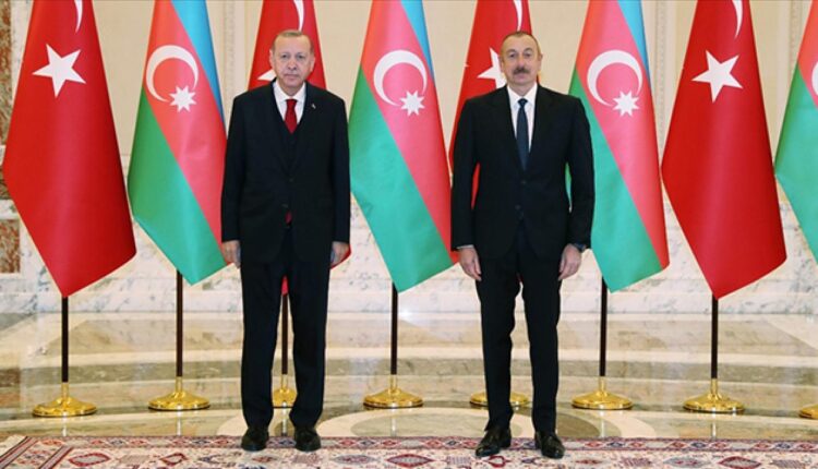 أردوغان أتناء لقائه علييف يشدد على ضمان السلام الدئم في القوقاز