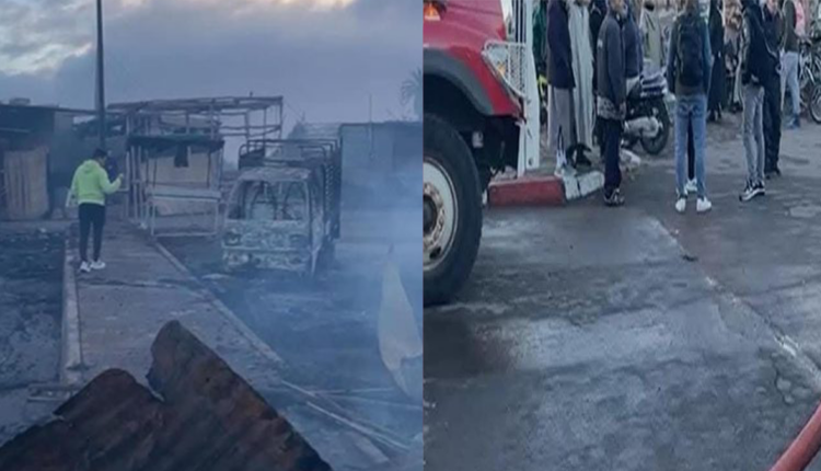 النيران تلتهم "سوق الربيع" أحد أعرق الأسواق بمراكش