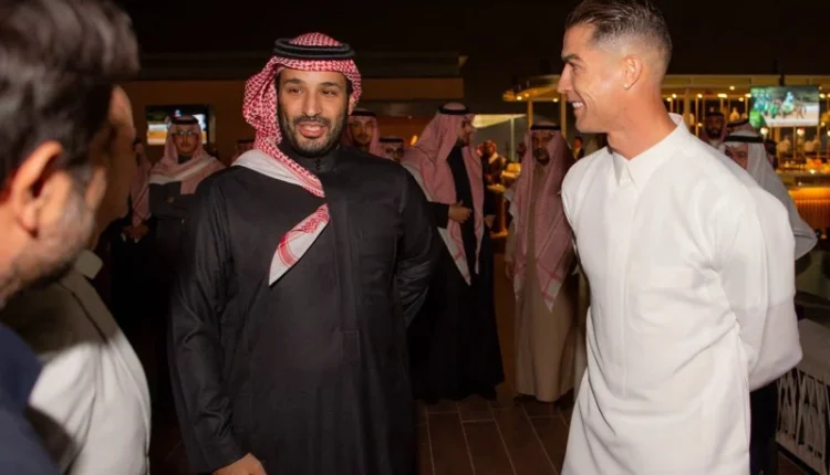 رونالدو سعيد بلقاء ولي العهد السعودي