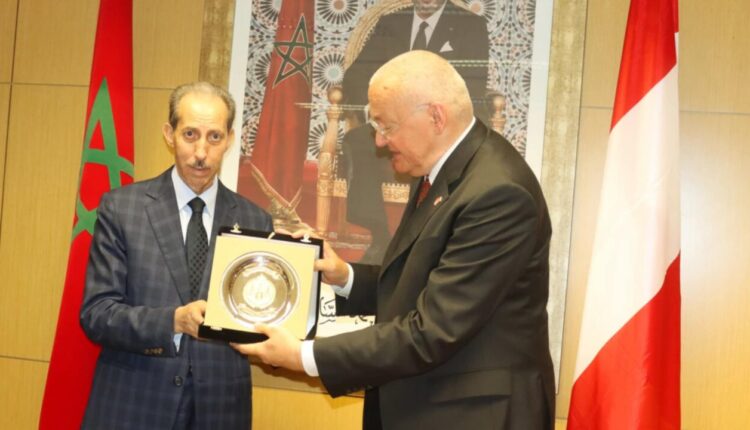 السيد الداكي يتباحث مع رئيس المحكمة العليا بجمهورية النمسا