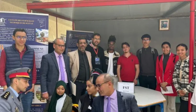 ملتقى التوجيه والمهن بالثانوية التأهيلية الجنرال الكتاني في برشيد