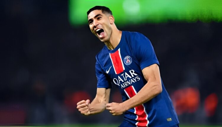 الركراكي يهنئ حكيمي بعد تتويج باريس بلقب الدوري الفرنسي