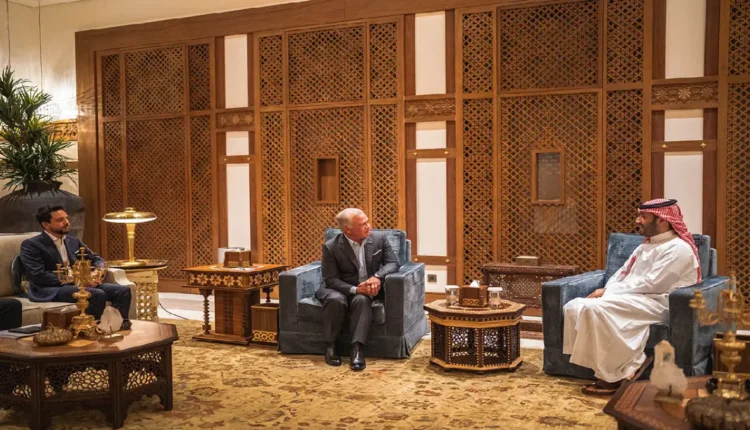 ولي العهد السعودي يستقبل الملك عبدالله الثاني في جدة